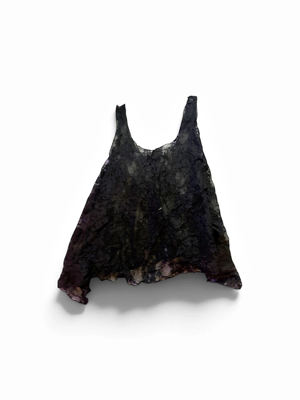Love Culture Lace Tank Top in Black & Brown Like New